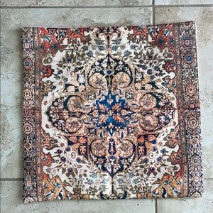 Ornate Multicolor Tapestry Pillow Cover